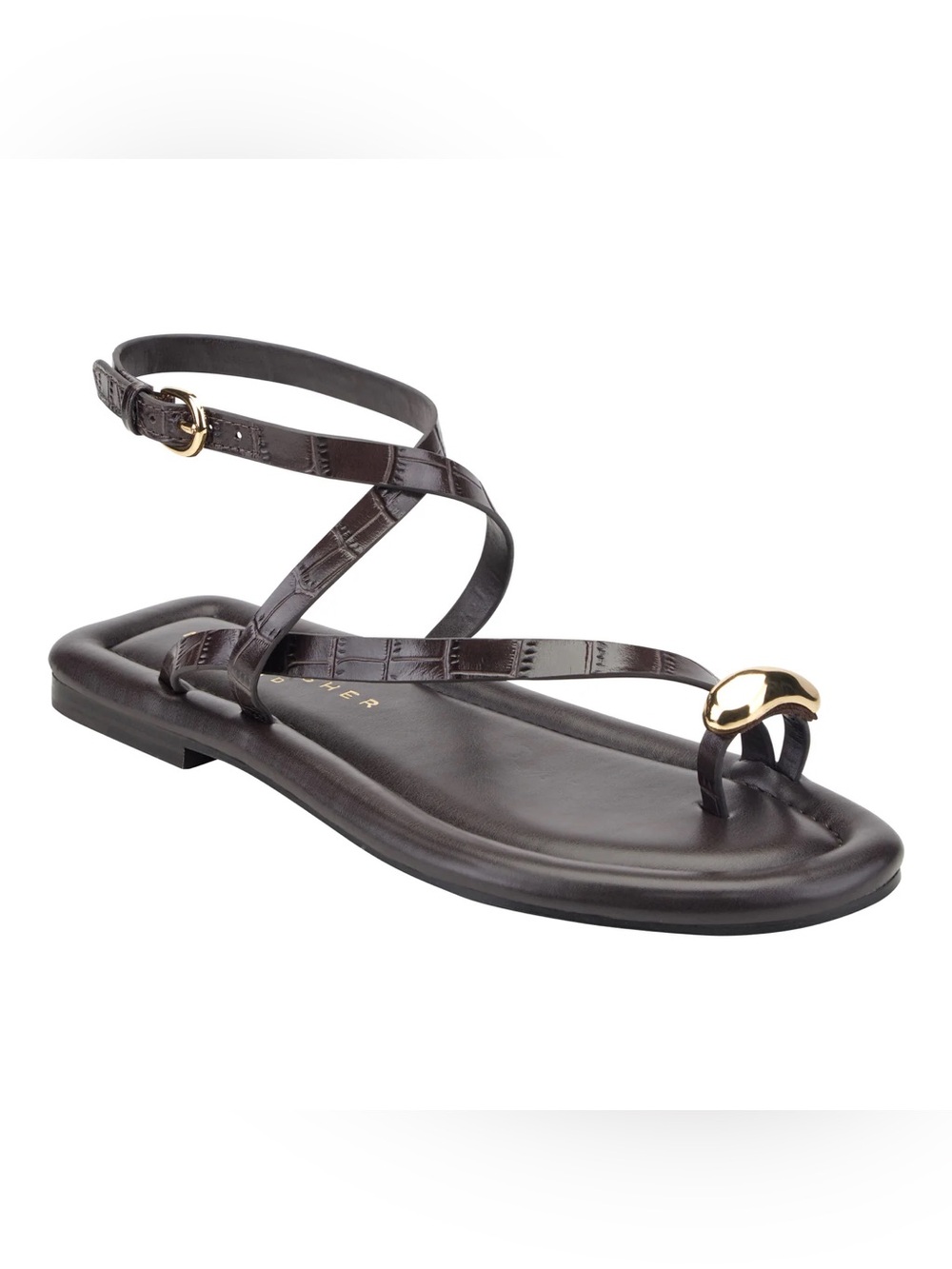 MARC FISHER LEATHER SANDALS